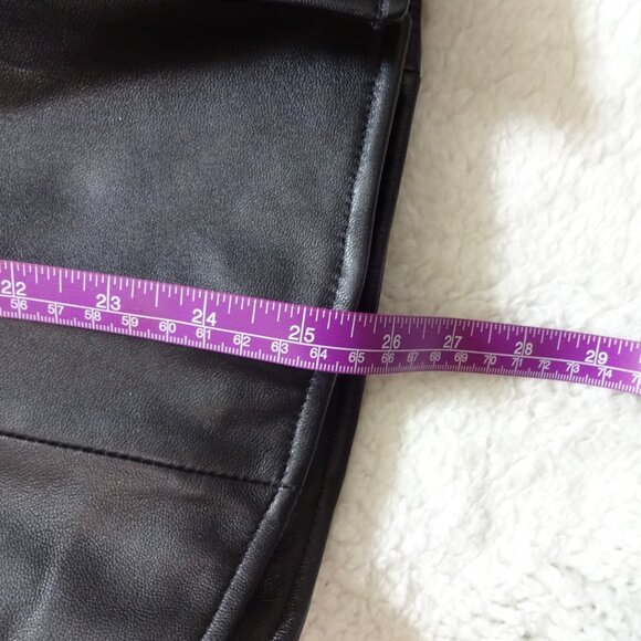 Liz Claiborne black Blazer, 100% Leather, size M - Picture 7 of 13